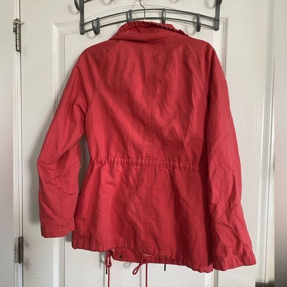 Loft Cotton Linen Blend Jacket Pink Women’s Size Small GUC - Picture 5 of 15